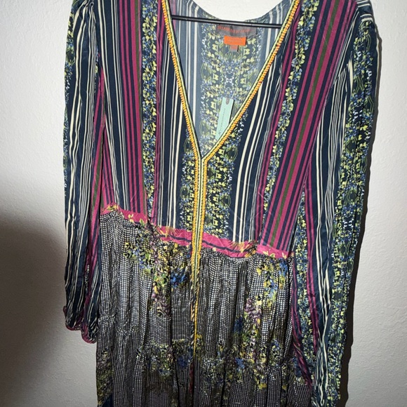 NWT Anthropologie Bhanuni by Jyoti Tatiana Tiered Maxi Dress. - Picture 4 of 12